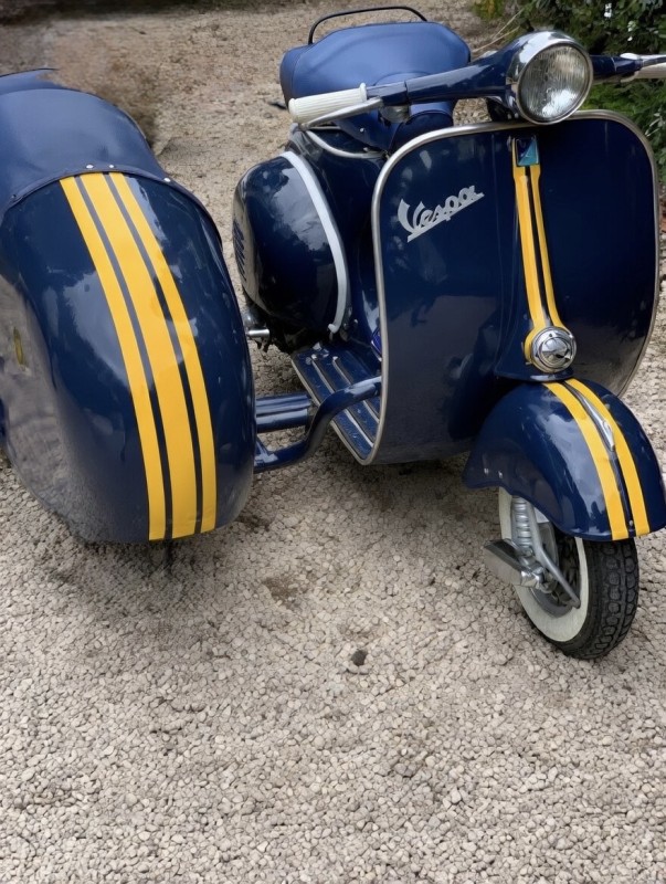 Vespa Sidecar 1960 entièrement restauré : l’expérience vintage ultime proche de Saint-Tropez, restauration complète, collection 