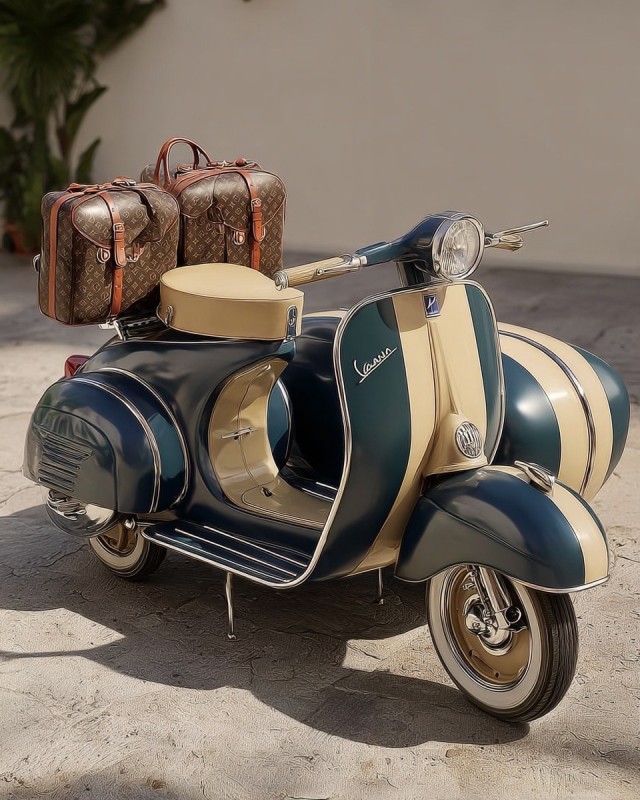 Vespa Sidecar Bleu Nuit : la nouvelle icône du luxe estival 2026