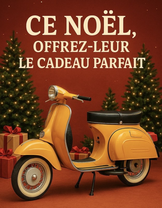 Pourquoi offrir une Vespa ancienne restaurée pour Noël ? – La Vespazienne
