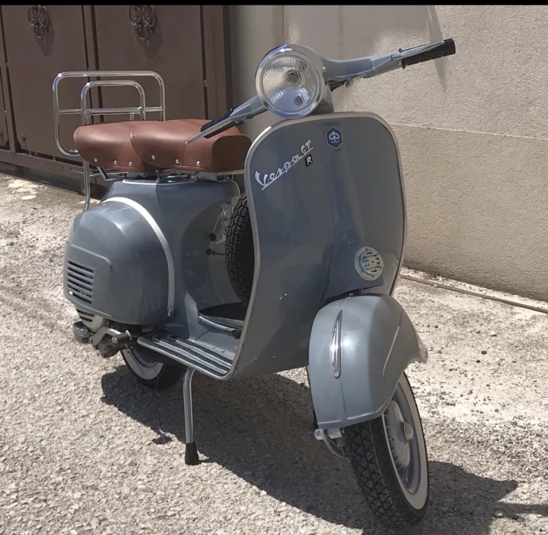 Vespa GTR Grigio (1968–1978) : la Vespa increvable devenue légende urbaine, proche de paris, carte grise collection, restauration complète 