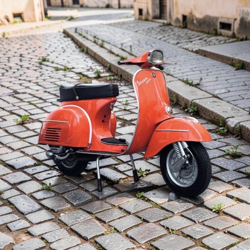 Vespa Sprint 1967 Orange d’Origine : La Renaissance d’une Icône Italienne Restaurée par La Vespazienne, Antibes , carte grise de collection, restauration complète. vintage 