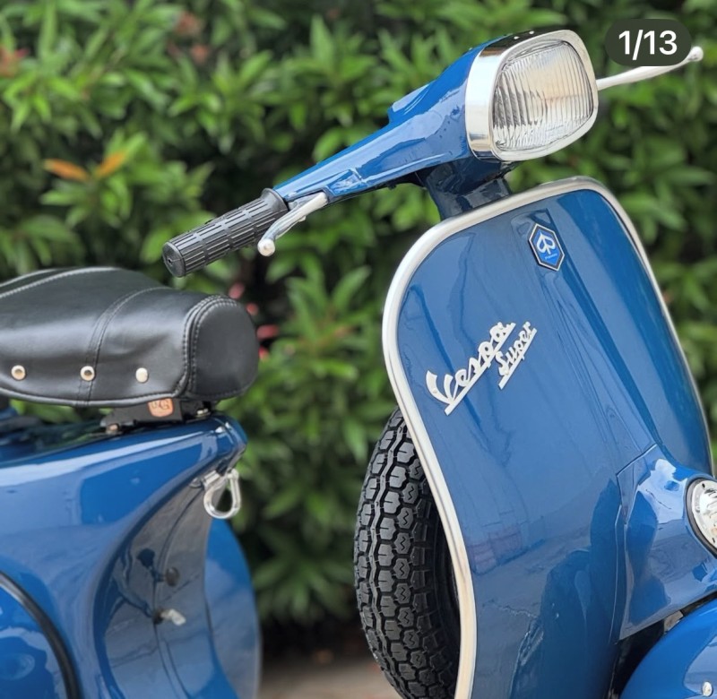 vespa super collection, carte grise française, proche de Monaco 