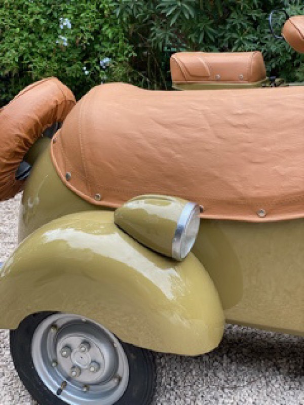 Vespa Sidecar VNB 1961 – Restauration complète et carte grise collection – proche d’Èze