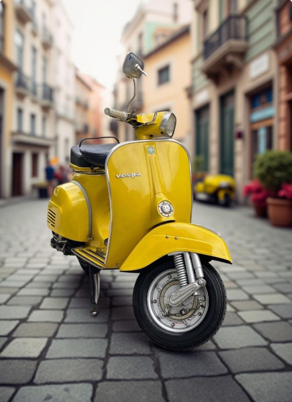 vespa super 1968 , restauration complète, proche de Nice . certificat d’authenticité. carte grise collection 