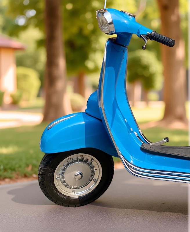 vespa 150 super , année 71 , bleu électrique, restauration complète, certificat d’authenticité Piaggio, proche de limoges .