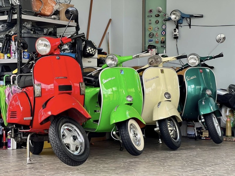 Restauration d’une Vespa VBB 1962 – Le savoir-faire unique de La Vespazienne . Biarritz 
