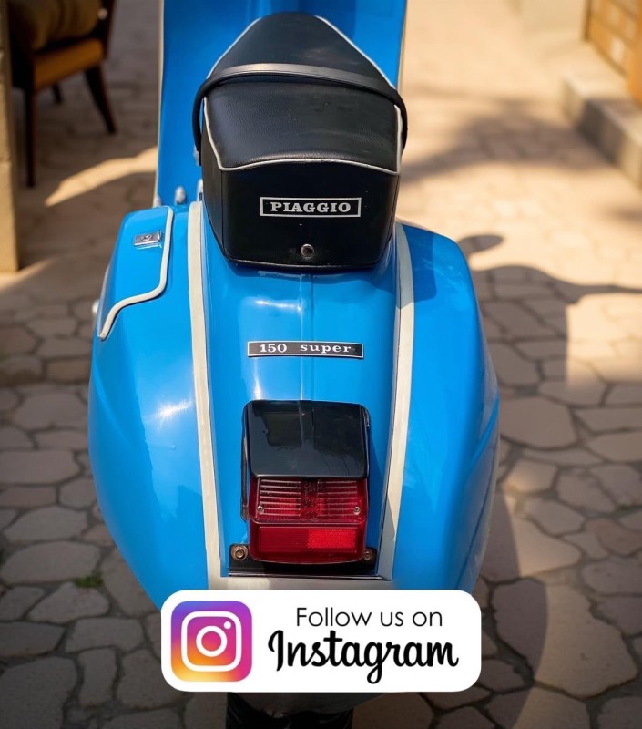 vespa 150 super , année 71 , bleu électrique, restauration complète, certificat d’authenticité Piaggio, proche de limoges .