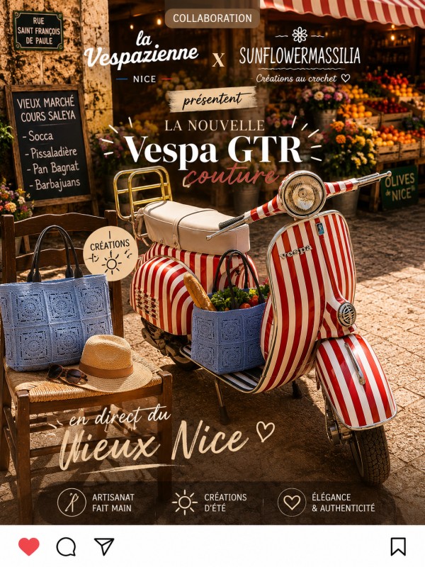 Collaboration & Partenariats : Quand l’Art de Vivre Rencontre l’Univers de la Vespa Vintage