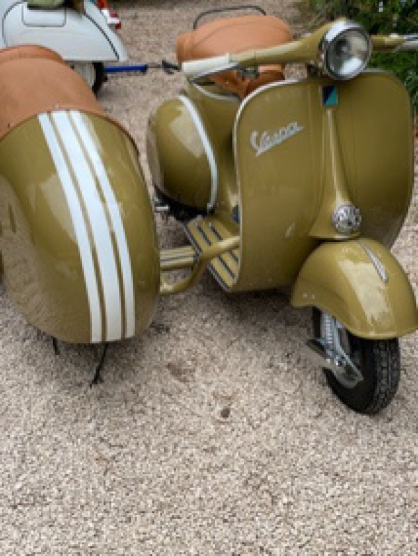 Vespa Sidecar VNB 1961 – Restauration complète et carte grise collection – proche d’Èze