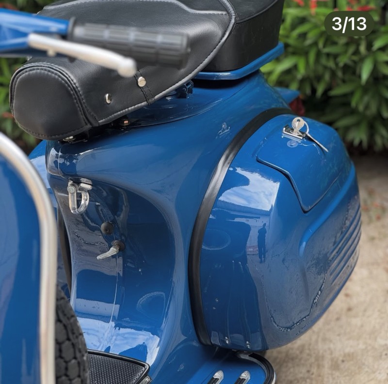 vespa super collection, carte grise française, proche de Monaco 