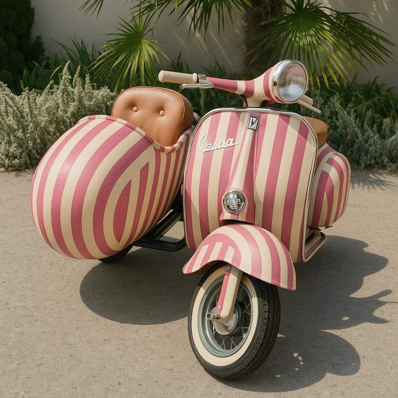 nouveaux Sidecars entièrements restaurés , certificat d origine piaggio, moteur en rodage. proche de Paris 