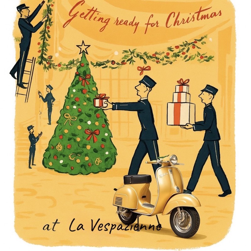 Pourquoi offrir une Vespa ancienne restaurée pour Noël ? – La Vespazienne