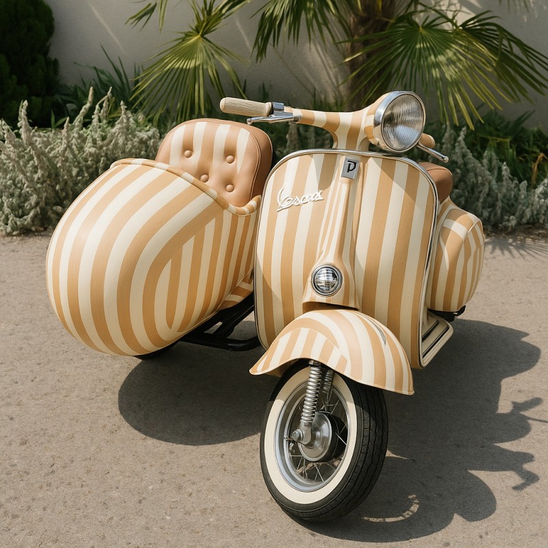 nouveaux Sidecars entièrements restaurés , certificat d origine piaggio, moteur en rodage. proche de Paris 
