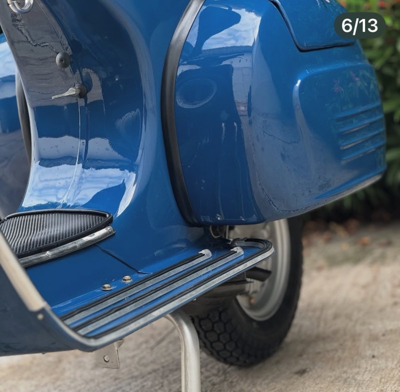 vespa super collection, carte grise française, proche de Monaco 