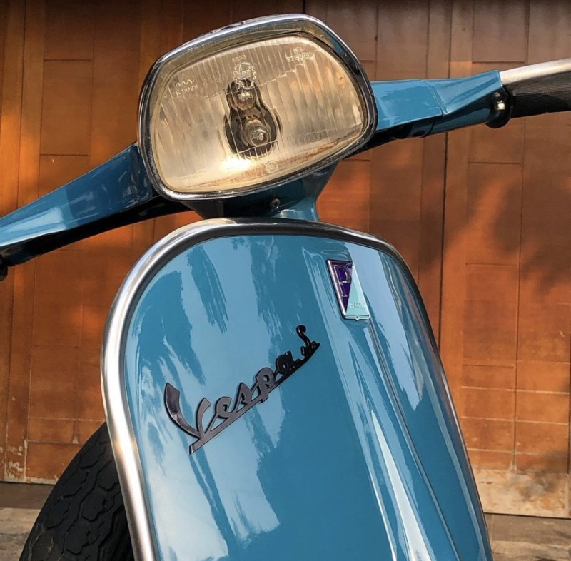 vente de vespa sprint 150 .1966 . carte grise française collection 