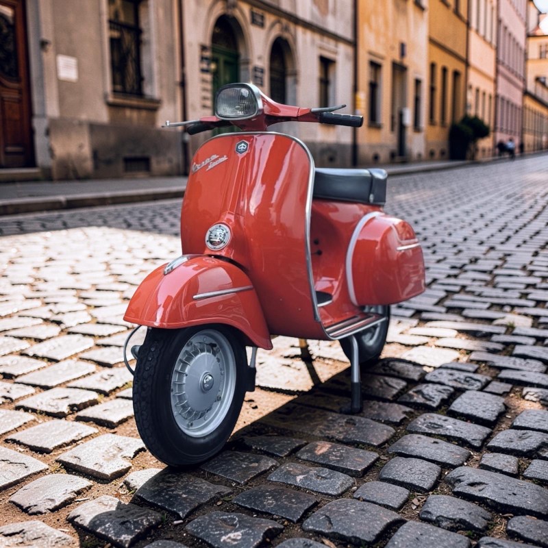 Vespa Sprint 1967 Orange d’Origine : La Renaissance d’une Icône Italienne Restaurée par La Vespazienne, Antibes , carte grise de collection, restauration complète. vintage 