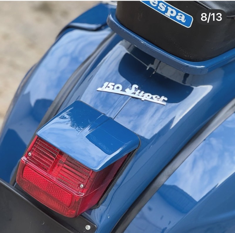 vespa super collection, carte grise française, proche de Monaco 